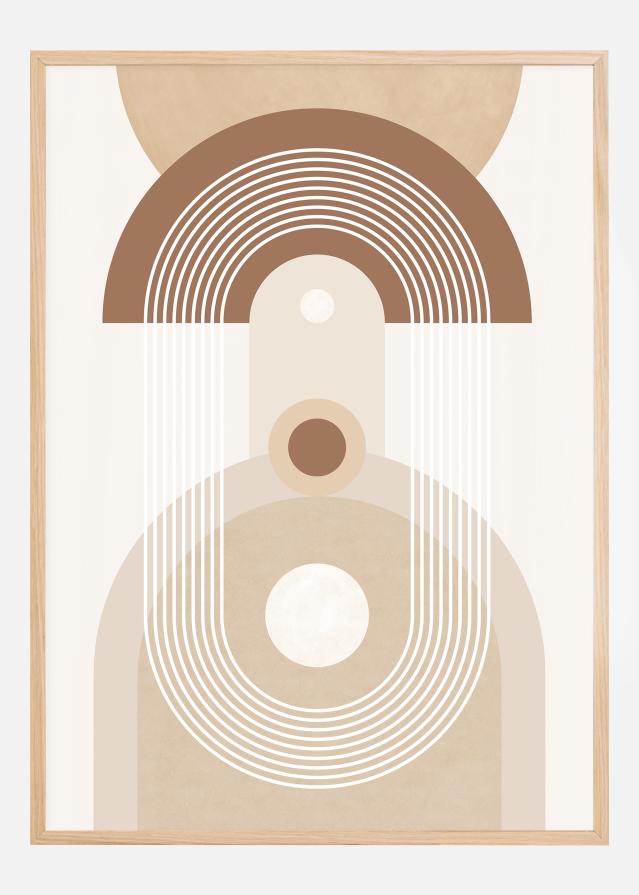 Beige Mid Century Poster No.3 Αφίσα