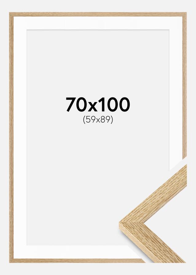 Πλαίσιο Selection Δρυς 70x100 cm - Πασπαρτού Λευκό 60x90 cm