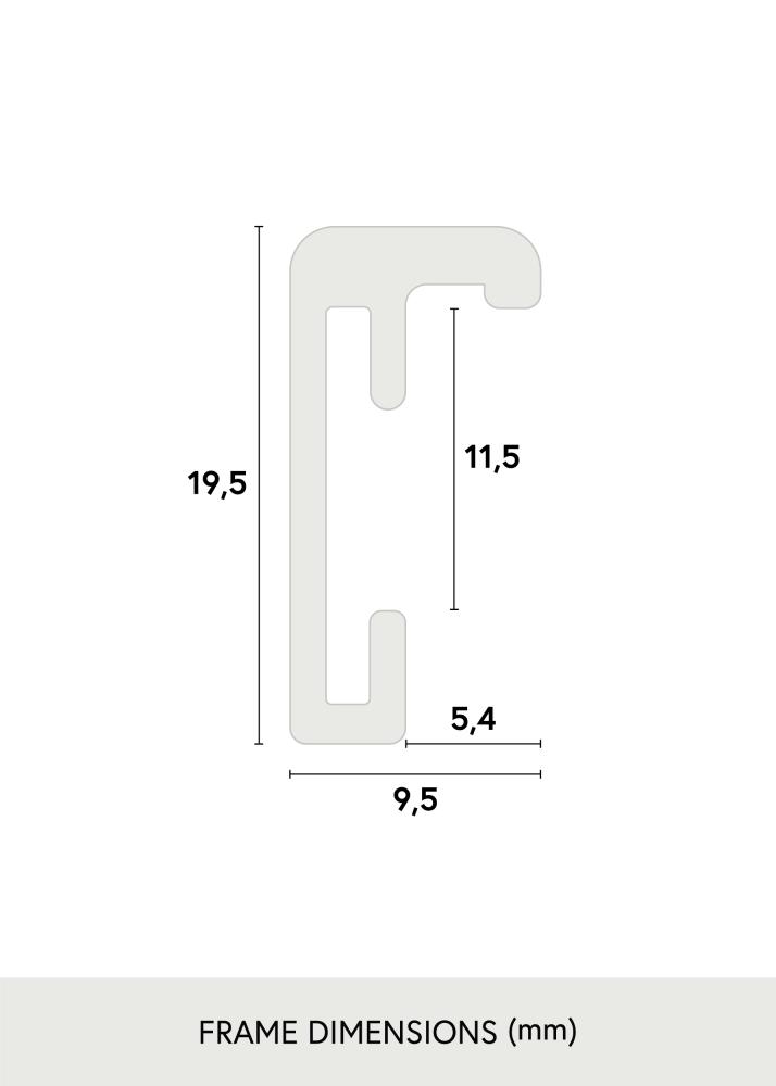 Πλαίσιο Nielsen Premium Classic Ασημί 70x90 cm