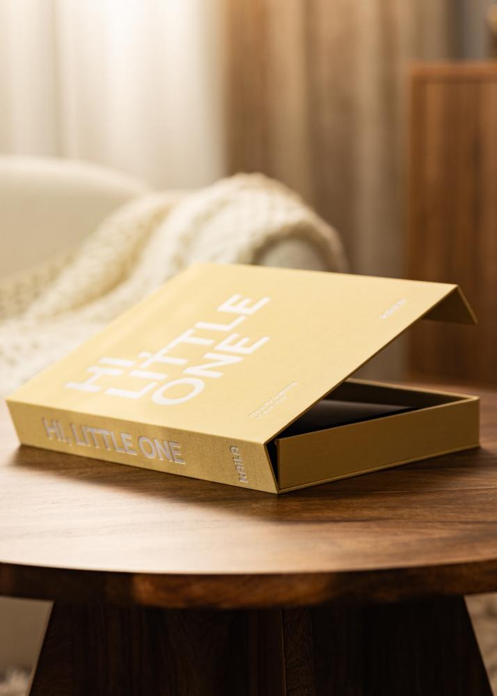 KAILA HI LITTLE ONE Yellow - Coffee Table Photo Album (60 Μαύρες σελίδες)