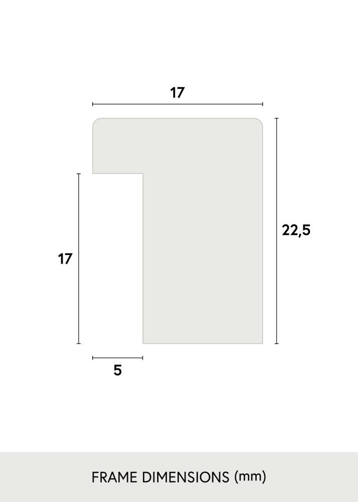 Πλαίσιο Grimsåker Δρυς 30x60 cm - Πασπαρτού Λευκό 18x46 cm