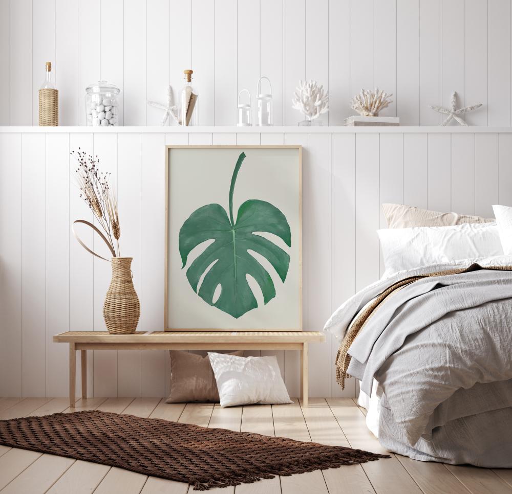 Monstera Aqua Αφίσα