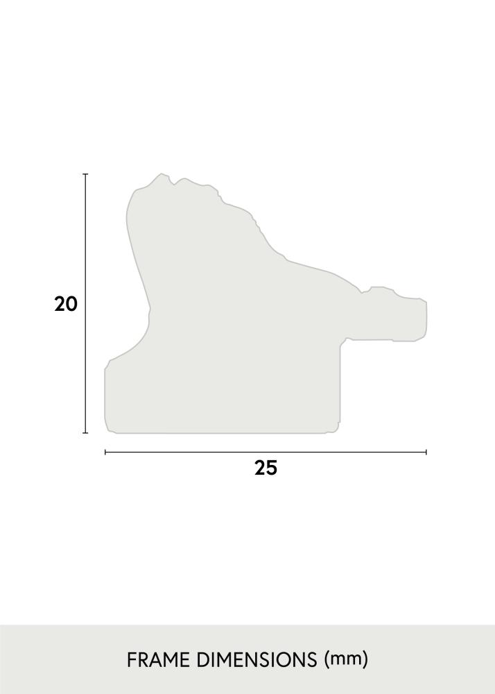 Πλαίσιο Abisko Λευκό 30x40 cm - Πασπαρτού Μαύρος 20x30 cm