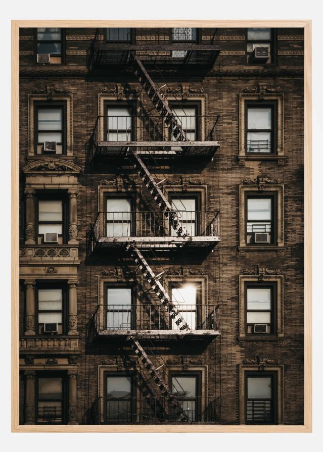 New York Fire Escape Αφίσα