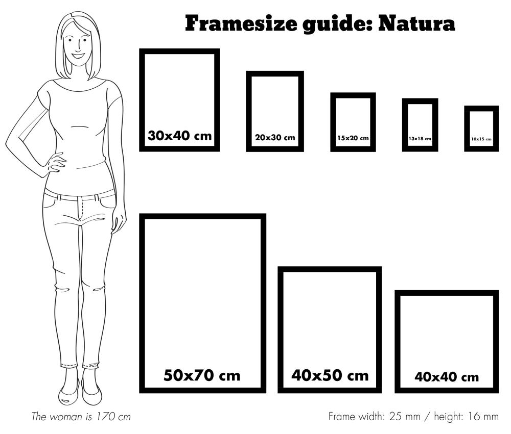 Πλαίσιο Natura Meranti 50x70 cm