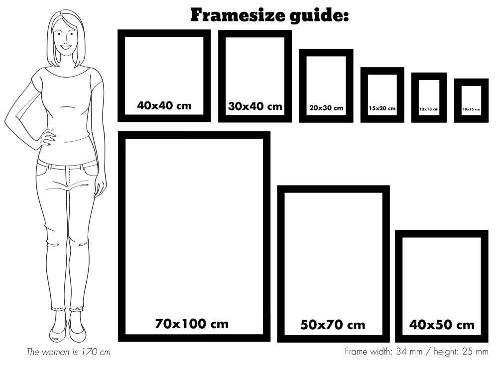 Πλαίσιο Öjaren Ακρυλικό γυαλί Λευκό 50x70 cm