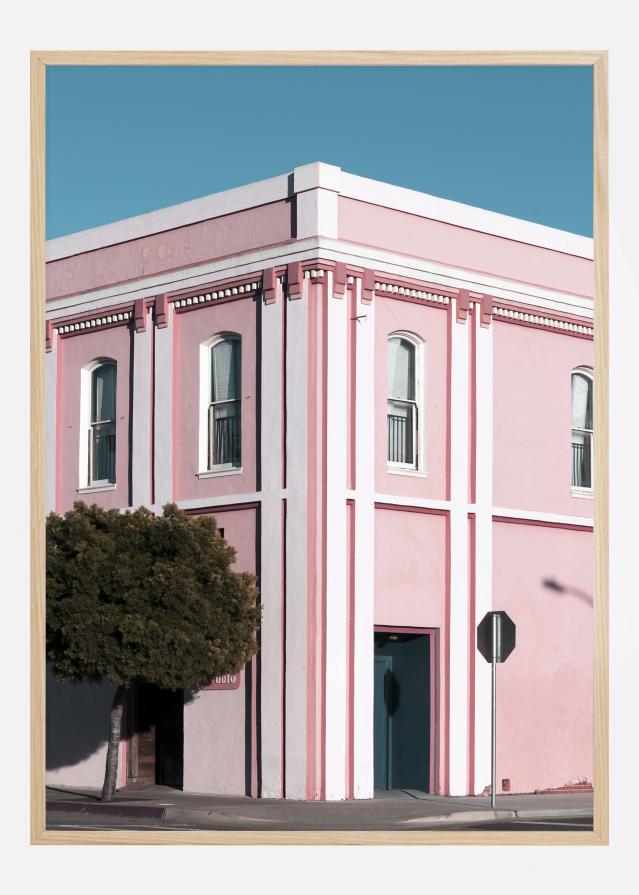 Pink Building Αφίσα