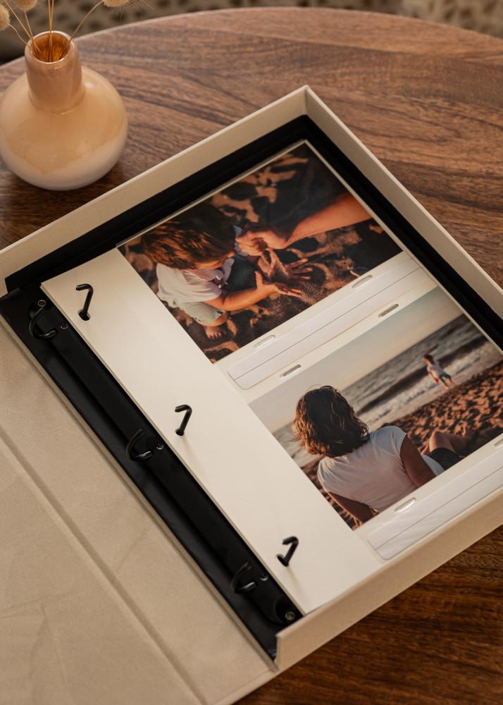 φωτοθήκες 11x15 cm για KAILA Coffee Table Photo Album - Συσκευασία-10 Λευκά