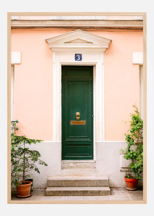 Green Paris Door Αφίσα