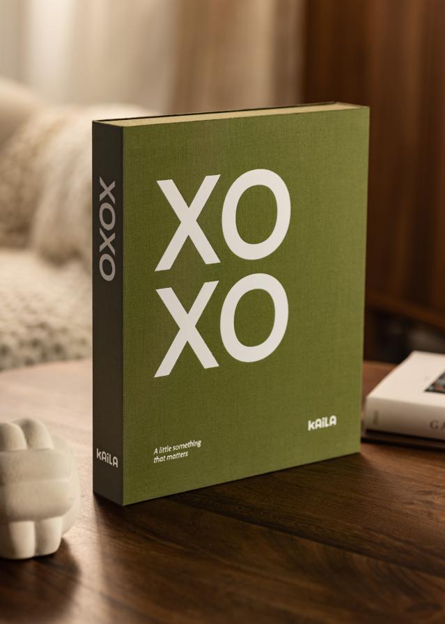 KAILA XOXO Olive - Coffee Table Photo Album (60 Μαύρες Σελίδες / 30 φύλλα)