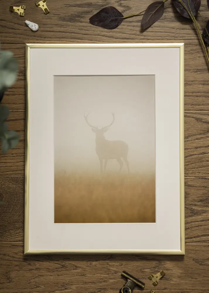 Πλαίσιο Αφίσα Frame Aluminum Ακρυλικό γυαλί Gold 60x80 cm