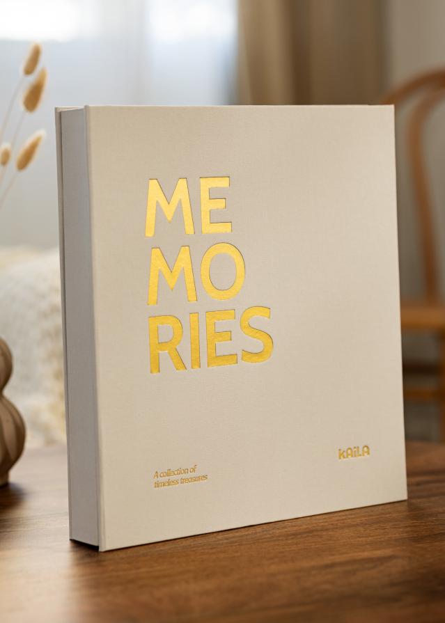 KAILA φωτογραφικό άλμπουμ Memories Creme - 600 εικόνες σε 11x15 cm