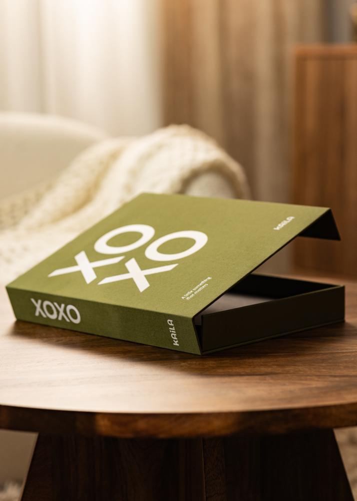 KAILA XOXO Olive - Coffee Table Photo Album (60 Μαύρες Σελίδες / 30 φύλλα)