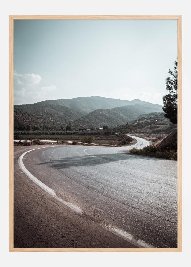 Road Through Mountains Αφίσα