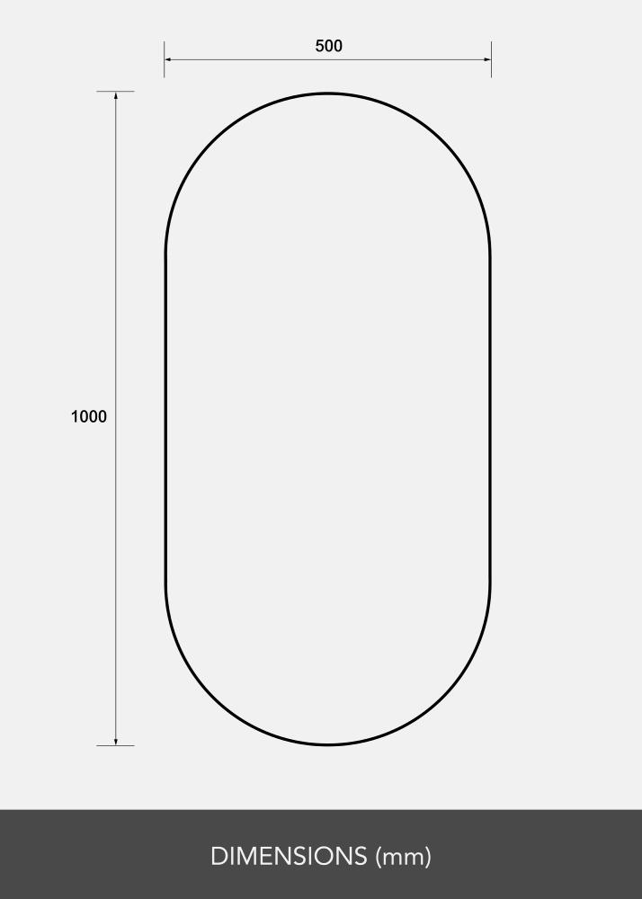 Καθρέφτης Lozenge 50x100 cm