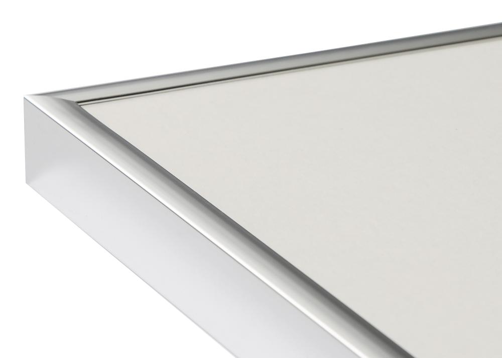 Πλαίσιο Αφίσα Frame Aluminum Ασημί 70x100 cm - Πασπαρτού Μαύρος 24x36 inches