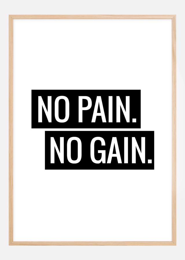 No Pain No Gain Αφίσα