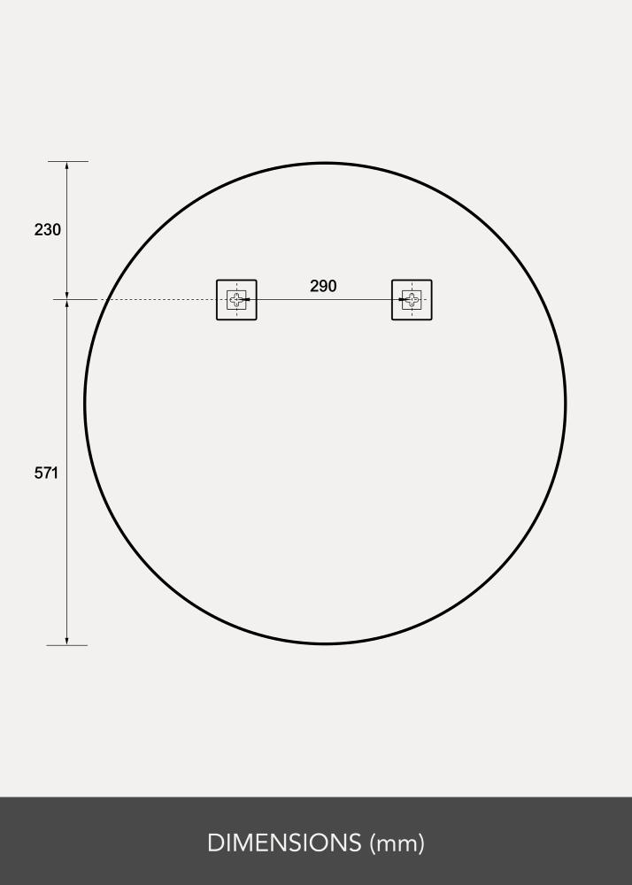 Καθρέφτης Ring LED 80 cm Ø