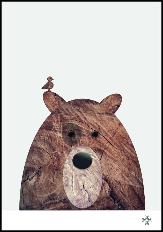 Wood bear Αφίσα