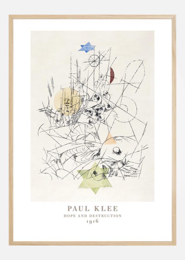 Paul Klee - Hope and Destruction 1916 Αφίσα