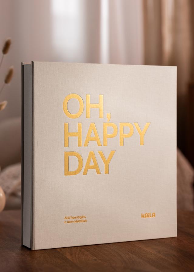 KAILA Φωτογραφικό Άλμπουμ OH HAPPY DAY Creme - 600 φωτογραφίες σε 10x15 cm