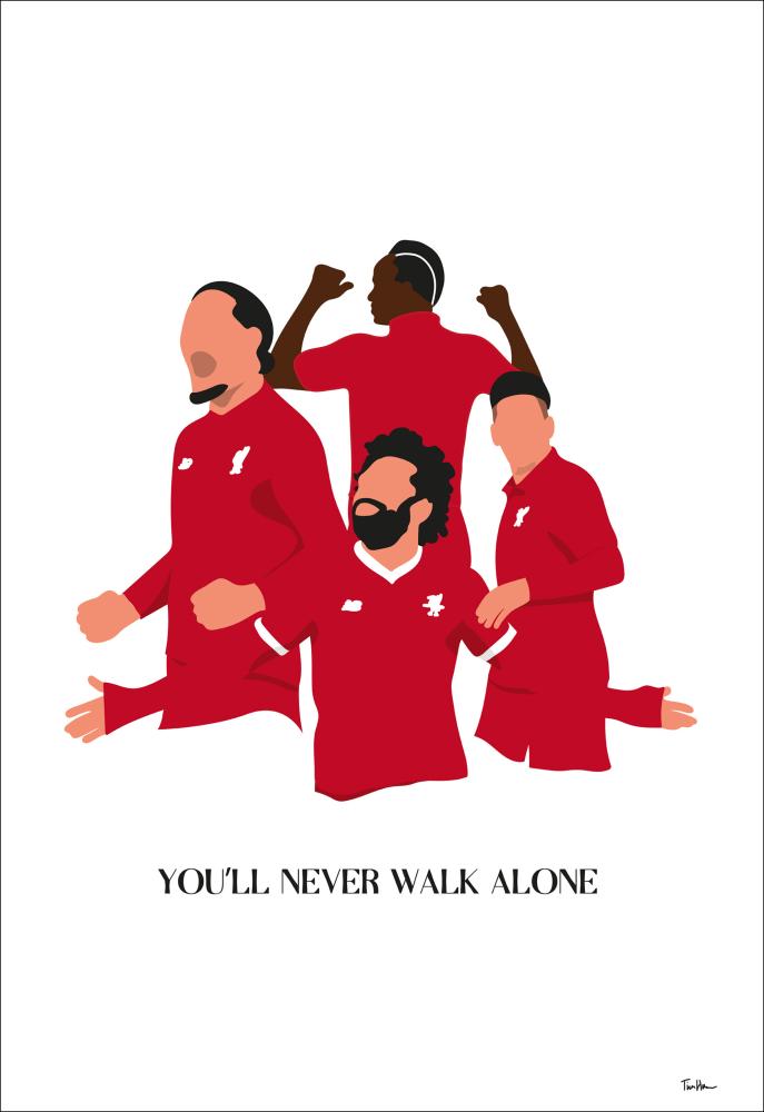 You Will Never Walk Alone-Liverpool Players Αφίσα