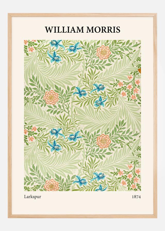 William Morris - Larkspur Αφίσα