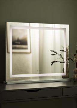 KAILA Καθρέφτης μακιγιάζ Vanity LED Λευκό 80x65 cm