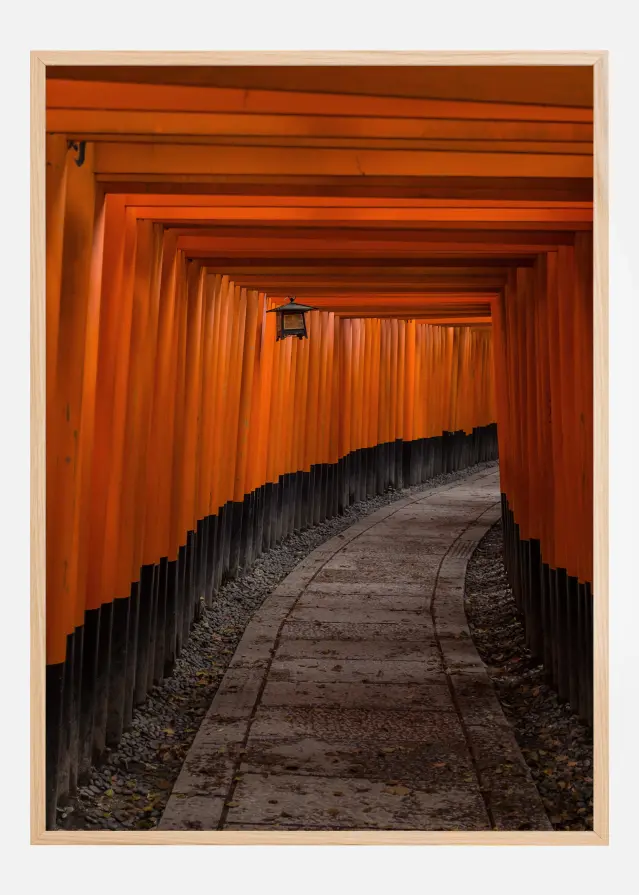 Orange tunnel Αφίσα