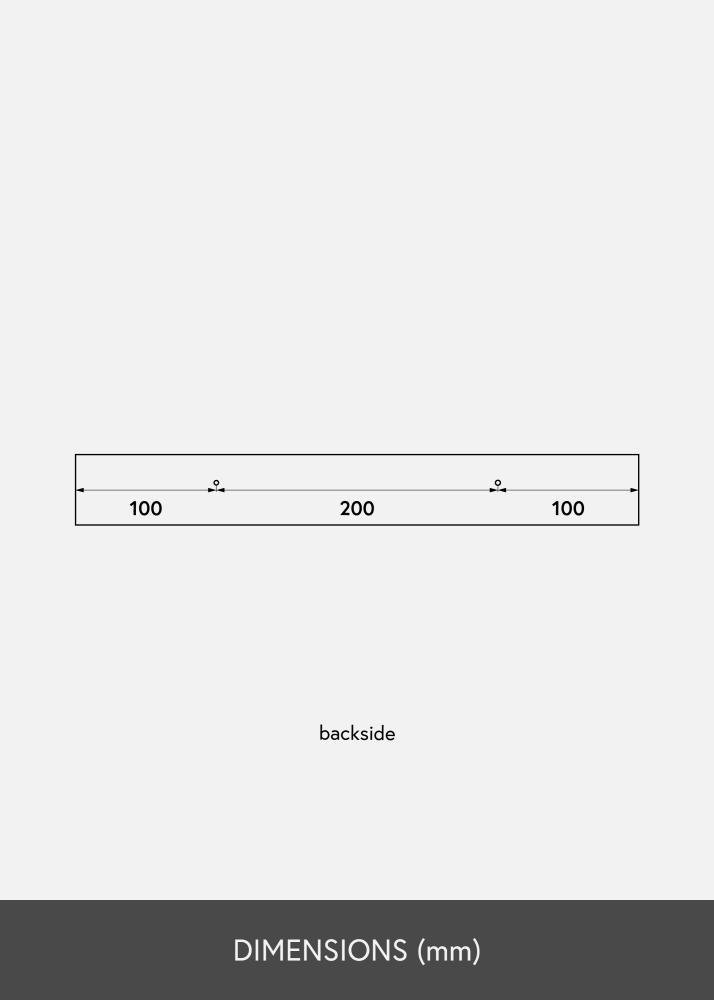 Ράφι πίνακα Δρυς 40 cm