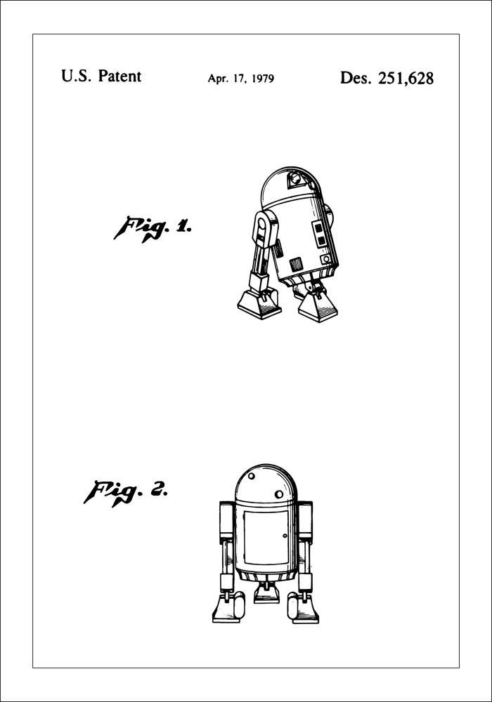 Σχέδιο διπλώματος ευρεσιτεχνίας - Star Wars - R2-D2 Αφίσα