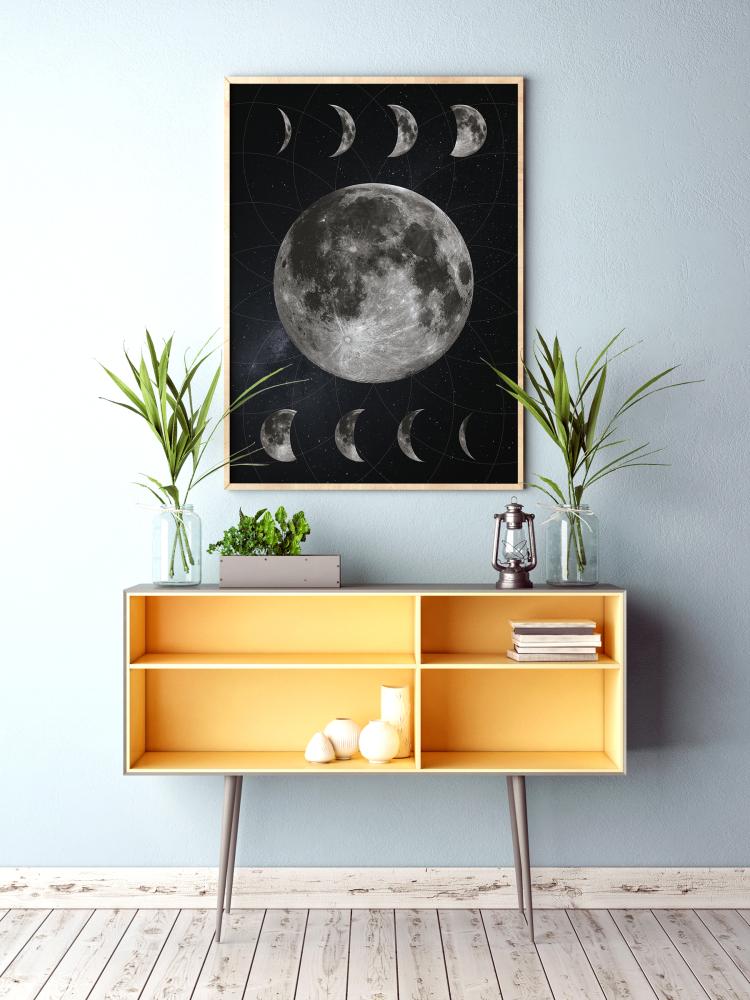 Moon Phases Αφίσα