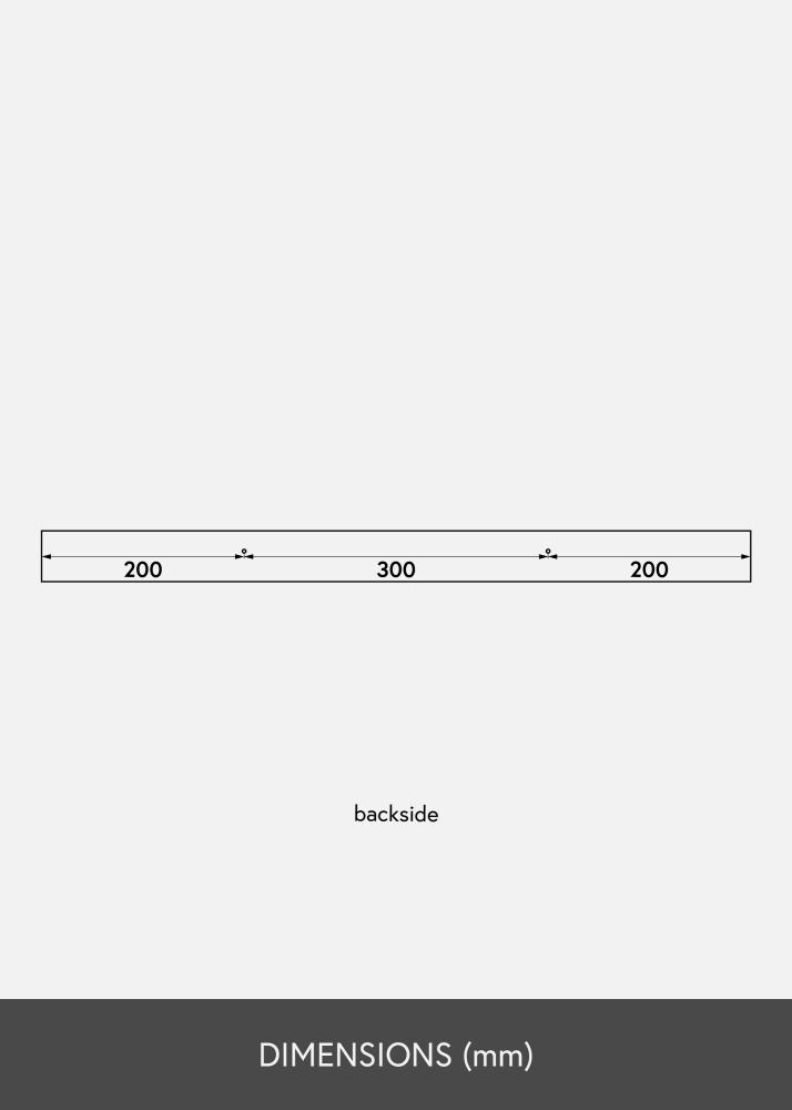 Ράφι πίνακα Δρυς 70 cm