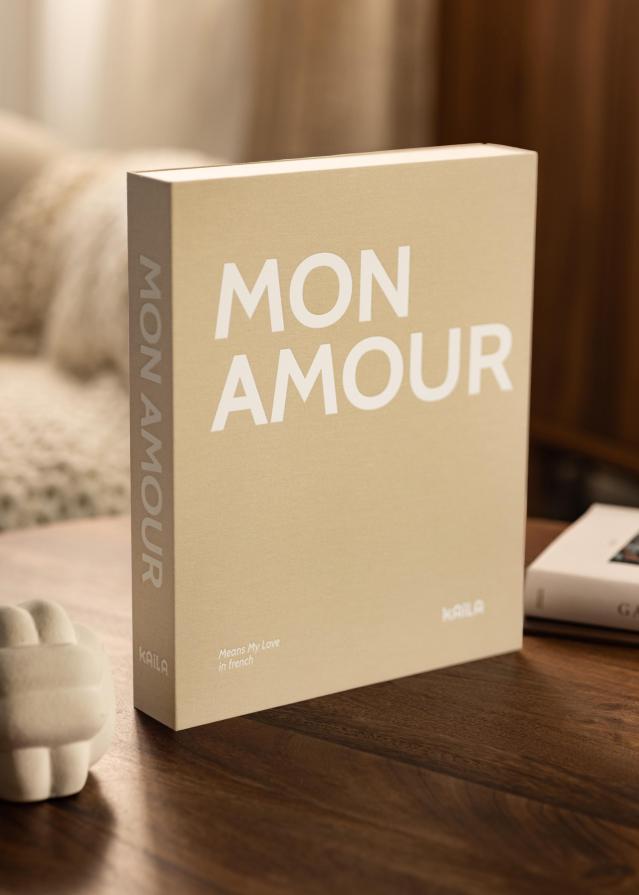 KAILA MON AMOUR - Coffee Table Photo Album (60 Μαύρες Σελίδες / 30 φύλλα)