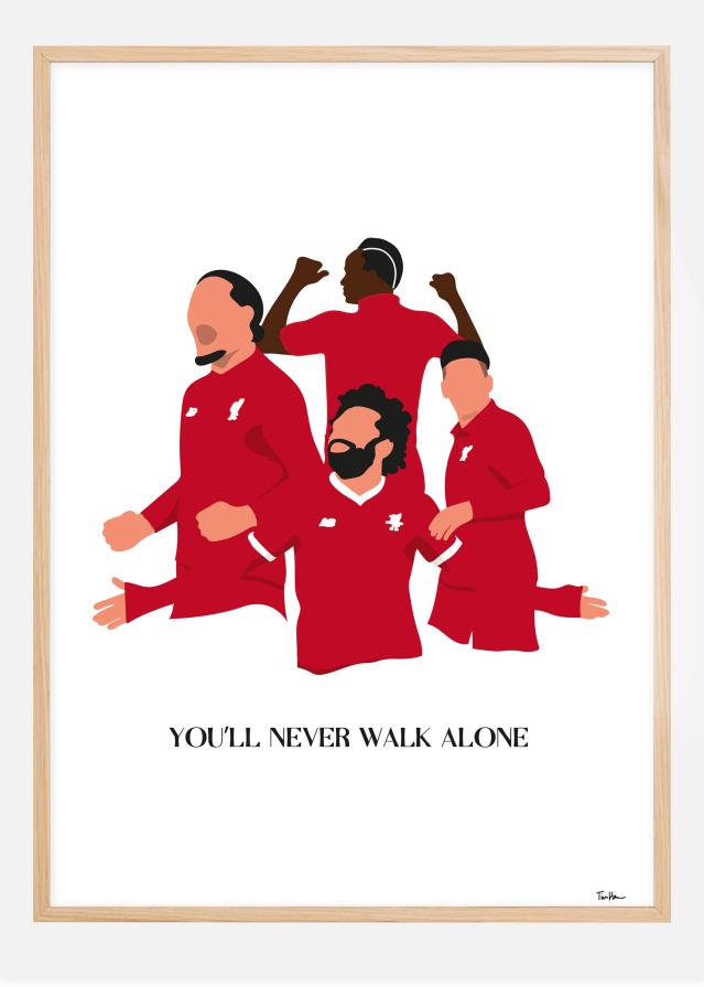 You Will Never Walk Alone-Liverpool Players Αφίσα