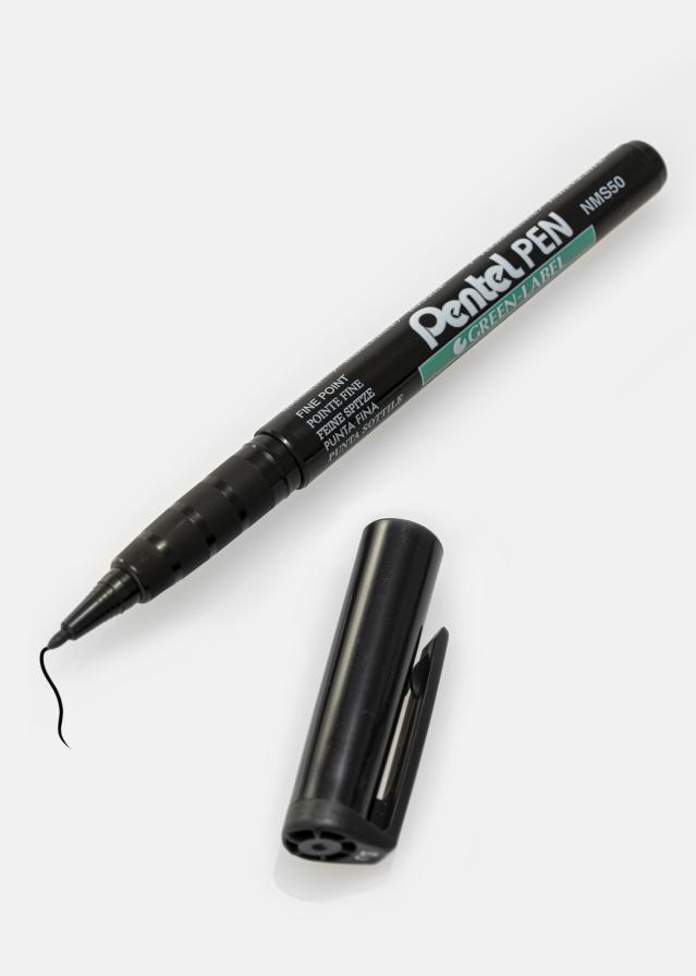 Pentel NMS50-A - Μαύρος Στυλό άλμπουμ - 1 mm