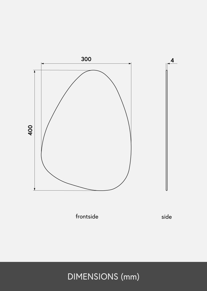 KAILA Καθρέφτης Shape I 30x40 cm