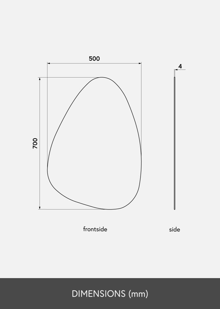 KAILA Καθρέφτης Shape I 50x70 cm